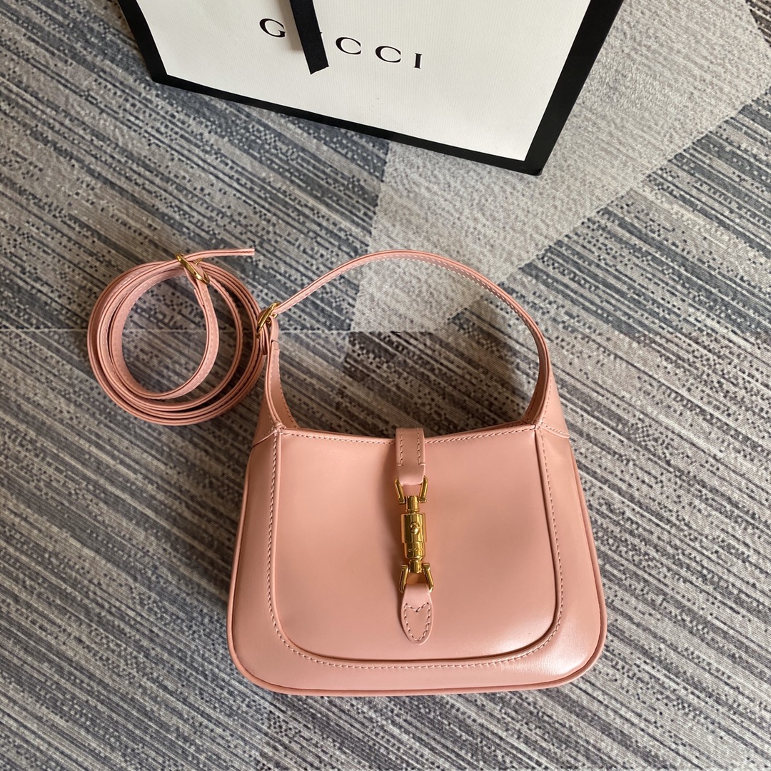 Gucci Jackie 1961 Mini Shoulder Bag 637091 Light pink